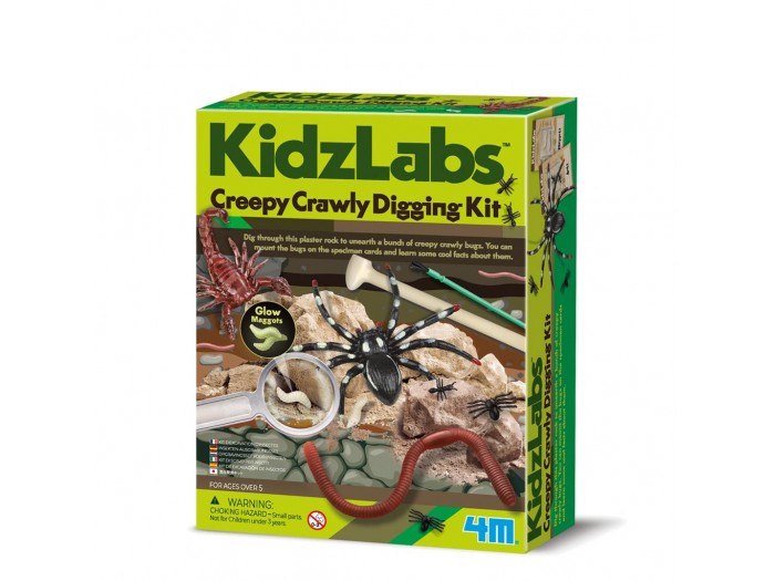 4M Kidzlabs Opgraafkit insecten Creepy Crawly