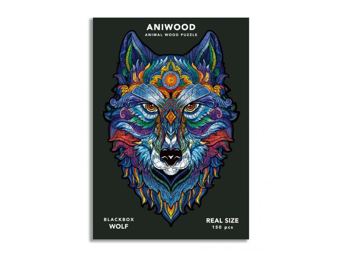 Aniwood Puzzel Wolf Medium