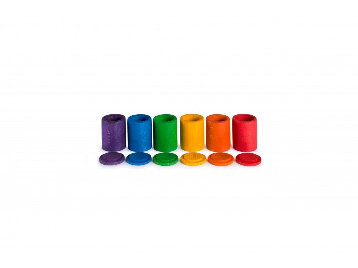 Grapat Coloured Cups With Cover