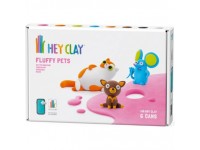 HeyClay Fluffy Pets, Chihuahua, Mouse, Persian Cat (6 potjes)